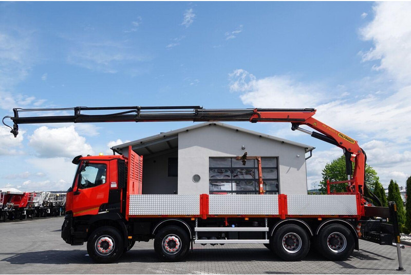 Renault C 430 / 8x4 / SKRZYNIOWY 7 M + HDS PALFINGER PK 24001-K C / WYSÓ - Pritsche LKW, Autokran: das Bild 4 Renault C 430 / 8x4 / SKRZYNIOWY 7 M + HDS PALFINGER PK 24001-K C / WYSÓ - Pritsche LKW, Autokran: das Bild 4