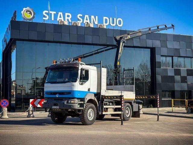 Renault KERAX 270 4x4 PALFINGER PK 16502 CRANE WINCH - Pritsche LKW, Autokran: das Bild 1 Renault KERAX 270 4x4 PALFINGER PK 16502 CRANE WINCH - Pritsche LKW, Autokran: das Bild 1