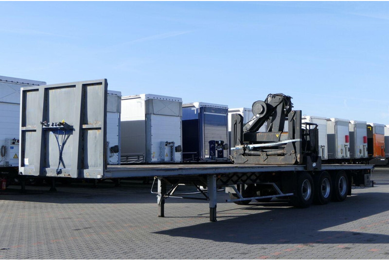Samro NACZEPA PLATFORMA + HDS HIAB R 150 / DO BUDOWLANKI / PODŁOGA SZY - Pritschenauflieger/ Plattformauflieger: das Bild 1 Samro NACZEPA PLATFORMA + HDS HIAB R 150 / DO BUDOWLANKI / PODŁOGA SZY - Pritschenauflieger/ Plattformauflieger: das Bild 1