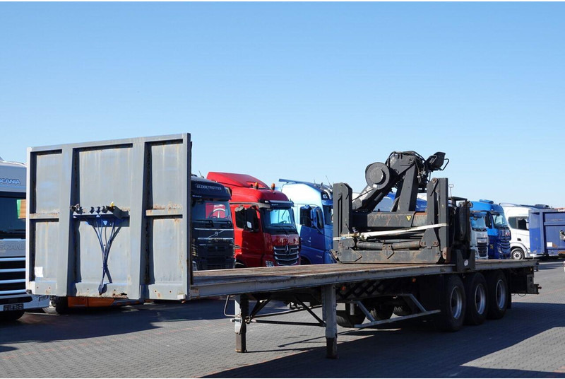 Samro NACZEPA PLATFORMA / + HDS HIAB R 150 F3 - WYSÓW : 8 METRÓW - Pritschenauflieger/ Plattformauflieger: das Bild 2 Samro NACZEPA PLATFORMA / + HDS HIAB R 150 F3 - WYSÓW : 8 METRÓW - Pritschenauflieger/ Plattformauflieger: das Bild 2