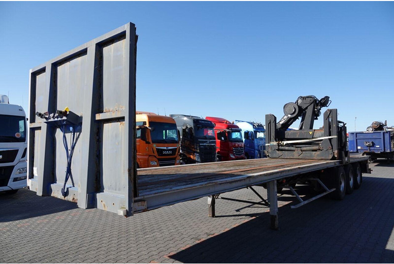 Samro NACZEPA PLATFORMA / + HDS HIAB R 150 F3 - WYSÓW : 8 METRÓW - Pritschenauflieger/ Plattformauflieger: das Bild 3 Samro NACZEPA PLATFORMA / + HDS HIAB R 150 F3 - WYSÓW : 8 METRÓW - Pritschenauflieger/ Plattformauflieger: das Bild 3
