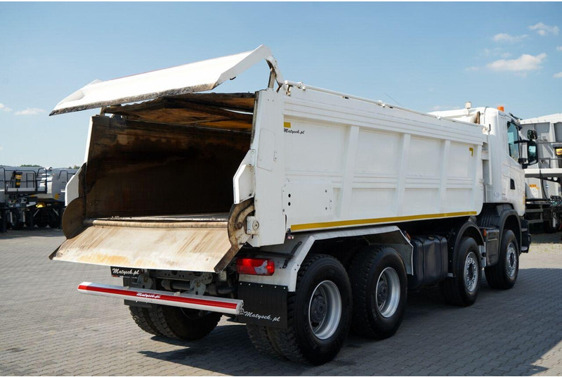 Scania G 410 / 8X4 / ZABUDOWA SAMOWYŁADOWCZA DO ASFALTU / 2X HYDROKLAPA - Asphaltfertiger/ Straßenfertiger: das Bild 4 Scania G 410 / 8X4 / ZABUDOWA SAMOWYŁADOWCZA DO ASFALTU / 2X HYDROKLAPA - Asphaltfertiger/ Straßenfertiger: das Bild 4