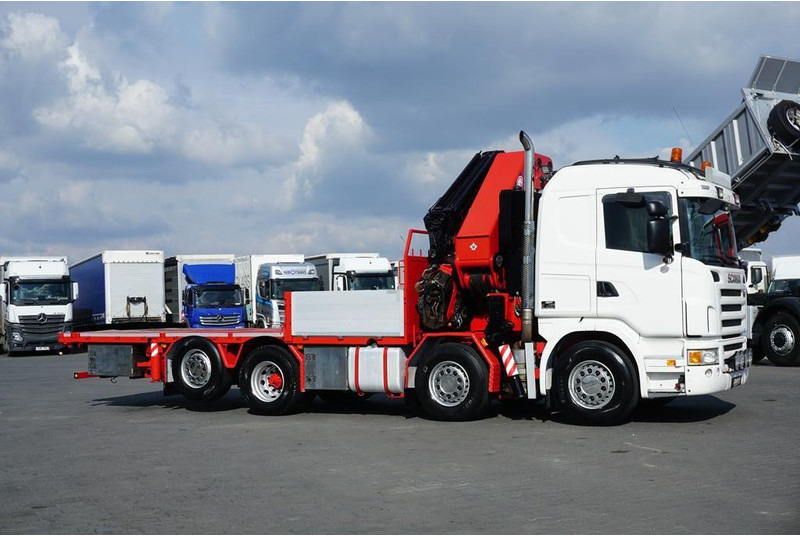 Scania G 480 / 8 X 2 / SKRZYNIOWY + HDS / HMF THOR - O K6 + JIB FJ 2000 - Pritsche LKW, Autokran: das Bild 5 Scania G 480 / 8 X 2 / SKRZYNIOWY + HDS / HMF THOR - O K6 + JIB FJ 2000 - Pritsche LKW, Autokran: das Bild 5