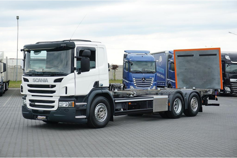 Scania P 410 / ACC / E 6 / BDF + WINDA / 7.15 , 7.45, 7.82 M / OŚ SKRĘT - Fahrgestell LKW: das Bild 2 Scania P 410 / ACC / E 6 / BDF + WINDA / 7.15 , 7.45, 7.82 M / OŚ SKRĘT - Fahrgestell LKW: das Bild 2