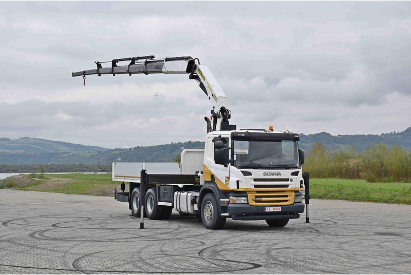 Scania P 420 - Pritsche LKW, Autokran: das Bild 2 Scania P 420 - Pritsche LKW, Autokran: das Bild 2