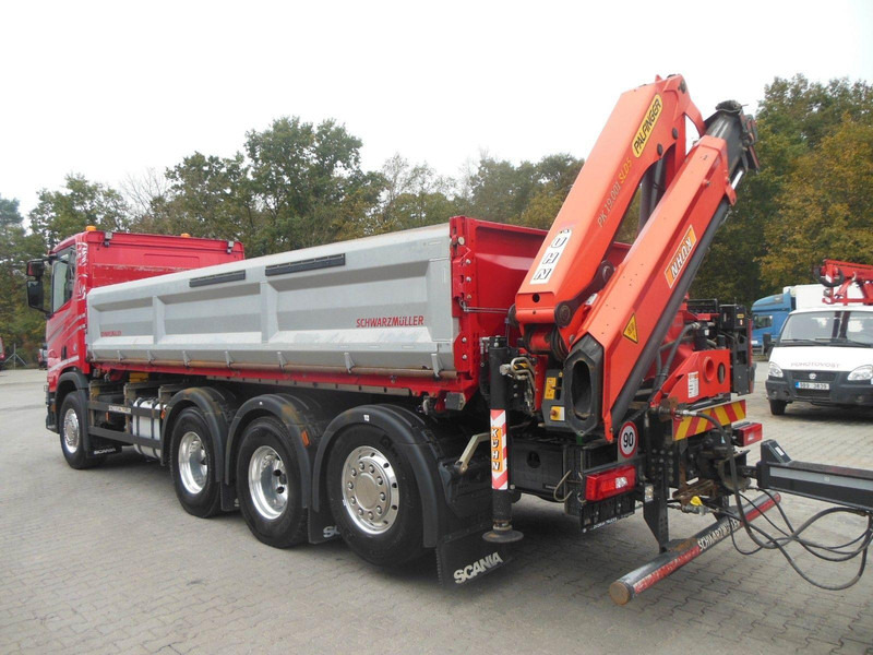 Scania R 580 8X4 + PALFINGER PK 19.001 crane - Kipper, Autokran: das Bild 3 Scania R 580 8X4 + PALFINGER PK 19.001 crane - Kipper, Autokran: das Bild 3
