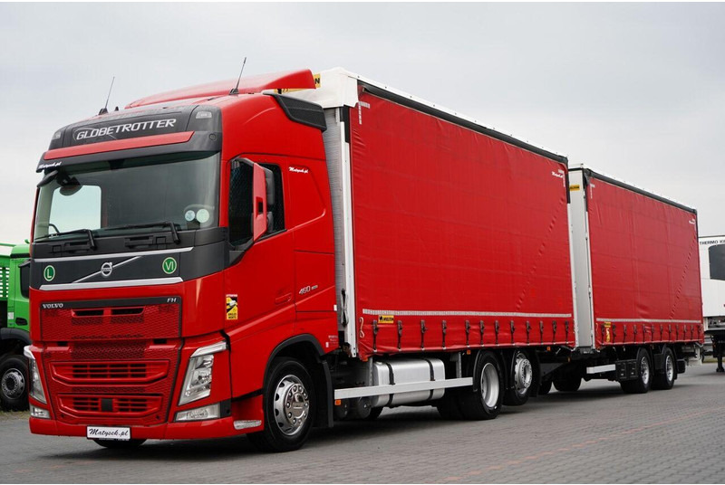 Volvo FH 460 / ZESTAW TANDEM 120 M3 / PRZEJAZDOWY / I-PARK COOL / WIEL - Plane LKW: das Bild 1 Volvo FH 460 / ZESTAW TANDEM 120 M3 / PRZEJAZDOWY / I-PARK COOL / WIEL - Plane LKW: das Bild 1