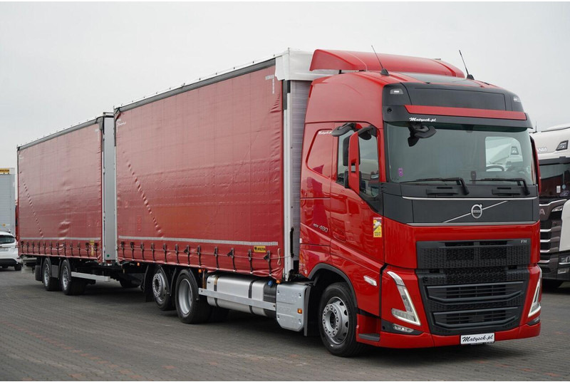 Volvo FH 460 / ZESTAW TANDEM / 120 M3 / PRZEJAZDOWY / I-SAVE / I-PARK - Plane LKW: das Bild 1 Volvo FH 460 / ZESTAW TANDEM / 120 M3 / PRZEJAZDOWY / I-SAVE / I-PARK - Plane LKW: das Bild 1
