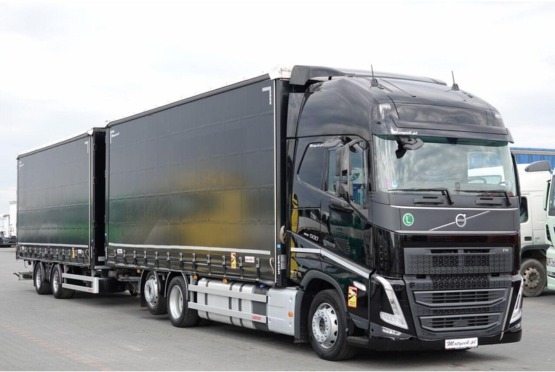 Volvo FH 500 / I-SAVE / XL / ZESTAW TANDEM PRZEJAZDOWY 120 M3 / 2023 / - Plane LKW: das Bild 2 Volvo FH 500 / I-SAVE / XL / ZESTAW TANDEM PRZEJAZDOWY 120 M3 / 2023 / - Plane LKW: das Bild 2