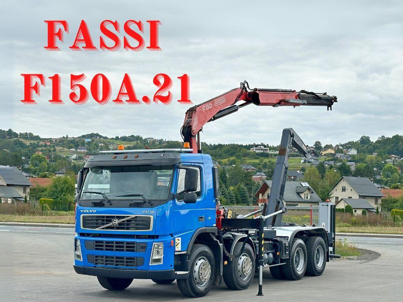 Volvo FM 12.420 * FASSI F150A.21 * 8x4 * TOP - Abrollkipper, Autokran: das Bild 1 Volvo FM 12.420 * FASSI F150A.21 * 8x4 * TOP - Abrollkipper, Autokran: das Bild 1