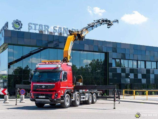 Volvo FMX 500 8x2 Effer 585 Fly Jib Winch Crane Kran - Pritsche LKW, Autokran: das Bild 1 Volvo FMX 500 8x2 Effer 585 Fly Jib Winch Crane Kran - Pritsche LKW, Autokran: das Bild 1