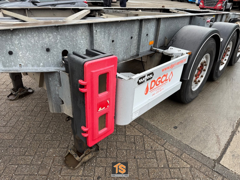 Container/ Wechselfahrgestell Auflieger Van Hool 3B2013 20FT - ADR - MERCEDES AXLE - DRUM BRAKE - NL TOP TRAILER - 3x AVAILABLE!: das Bild 11