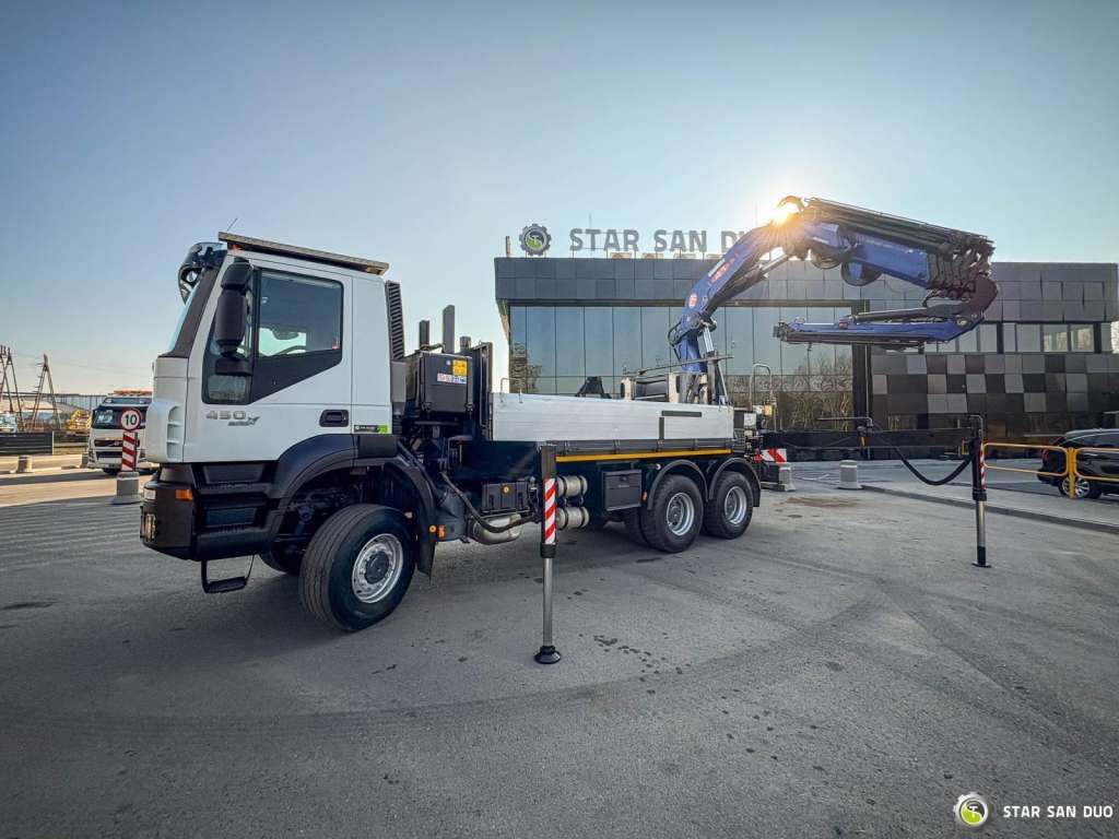Iveco TRAKKER 450 6x6 PM41S FLY JIB Crane Kipper - Autokran: das Bild 2 Iveco TRAKKER 450 6x6 PM41S FLY JIB Crane Kipper - Autokran: das Bild 2