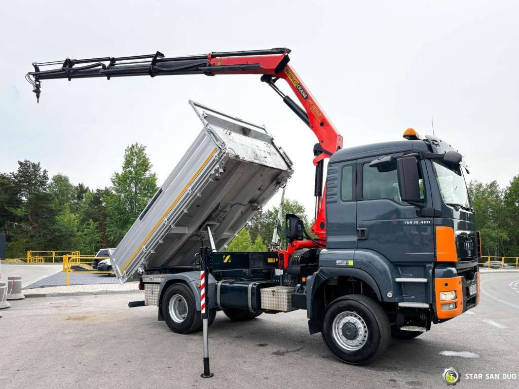 MAN TGS 18.480 PALFINGER PK 16502 HDS Crane,Kipper - Autokran: das Bild 3 MAN TGS 18.480 PALFINGER PK 16502 HDS Crane,Kipper - Autokran: das Bild 3