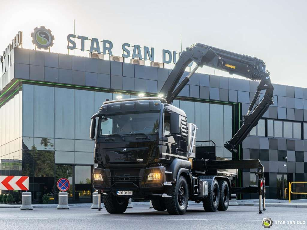 MAN TGS 26.420 6x6 HMF 3000 K6 Fly Jib Crane Basket - Autokran: das Bild 4 MAN TGS 26.420 6x6 HMF 3000 K6 Fly Jib Crane Basket - Autokran: das Bild 4