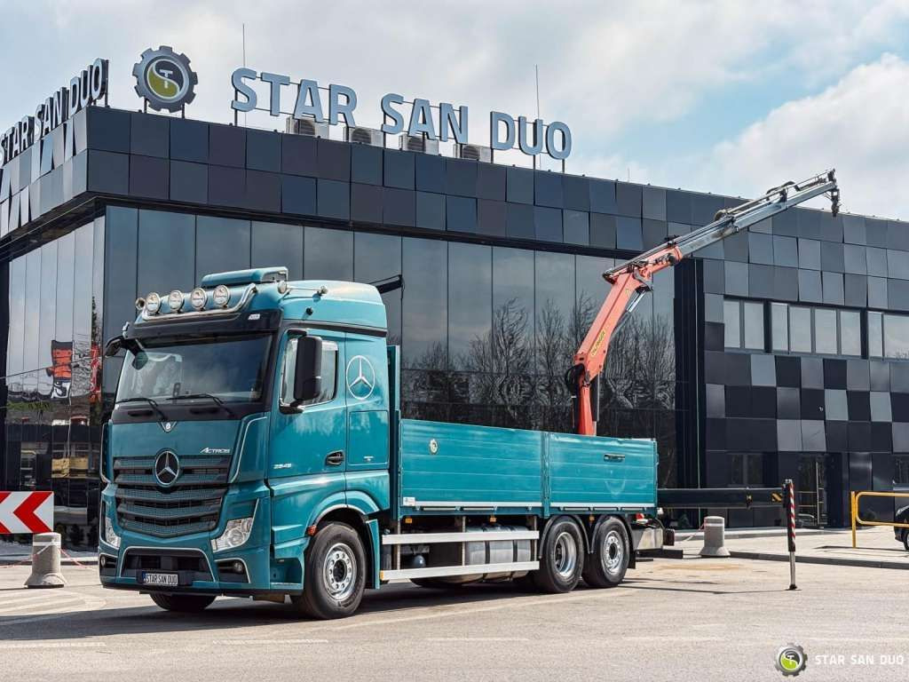 Mercedes-Benz ACTROS 2545 6x2 Palfinger PK 16001 HDS Crane Mercedes-Benz ACTROS 2545 6x2 Palfinger PK 16001 HDS Crane - Autokran, Pritsche LKW: das Bild 1 Mercedes-Benz ACTROS 2545 6x2 Palfinger PK 16001 HDS Crane Mercedes-Benz ACTROS 2545 6x2 Palfinger PK 16001 HDS Crane - Autokran, Pritsche LKW: das Bild 1