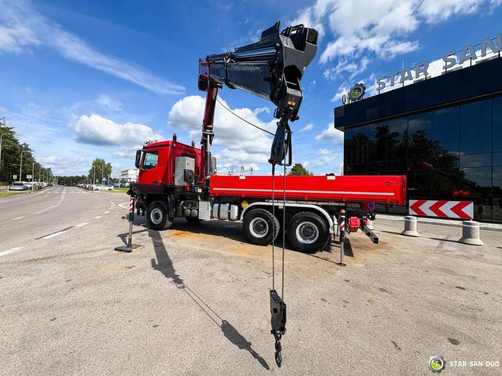 Mercedes-Benz AROCS 3345 6x6 HMF 3220 Winch Crane tipper - Autokran: das Bild 4 Mercedes-Benz AROCS 3345 6x6 HMF 3220 Winch Crane tipper - Autokran: das Bild 4