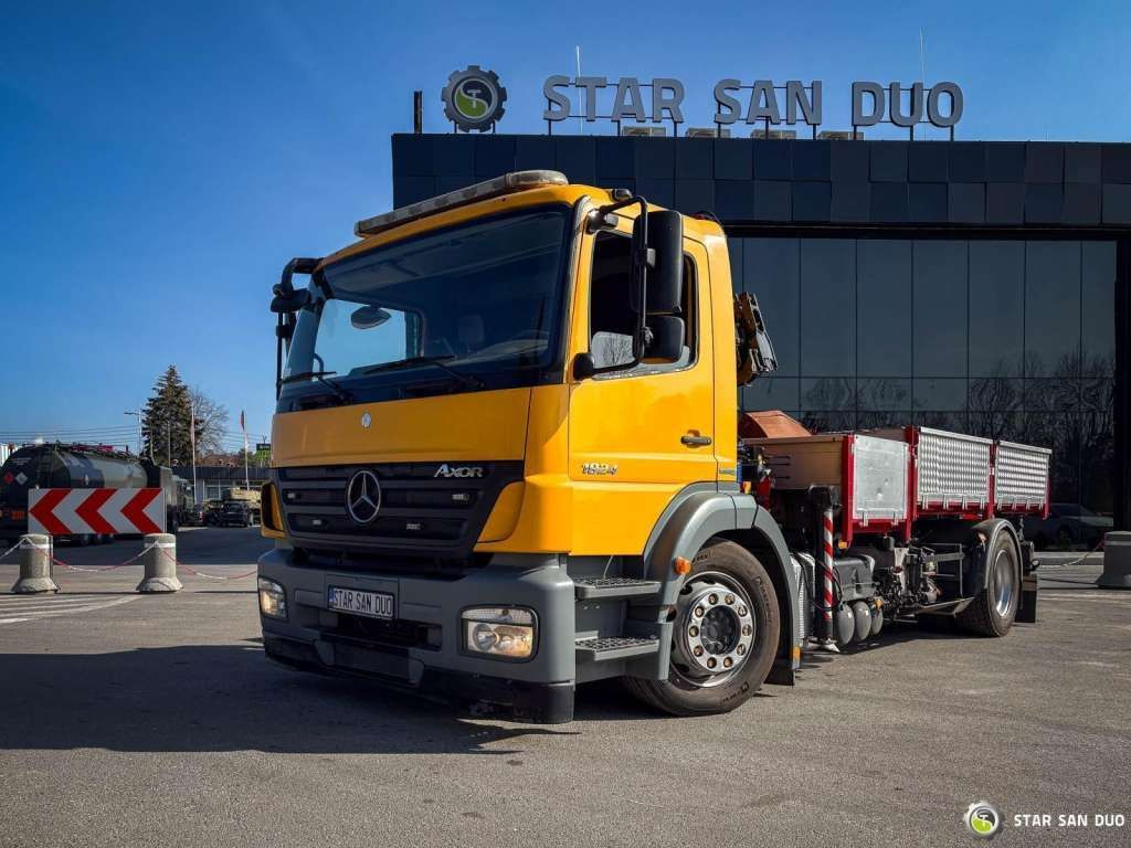 Mercedes-Benz AXOR 1824 4x2 HMF 975 HDS Crane Rotator Kipper - Autokran: das Bild 3 Mercedes-Benz AXOR 1824 4x2 HMF 975 HDS Crane Rotator Kipper - Autokran: das Bild 3