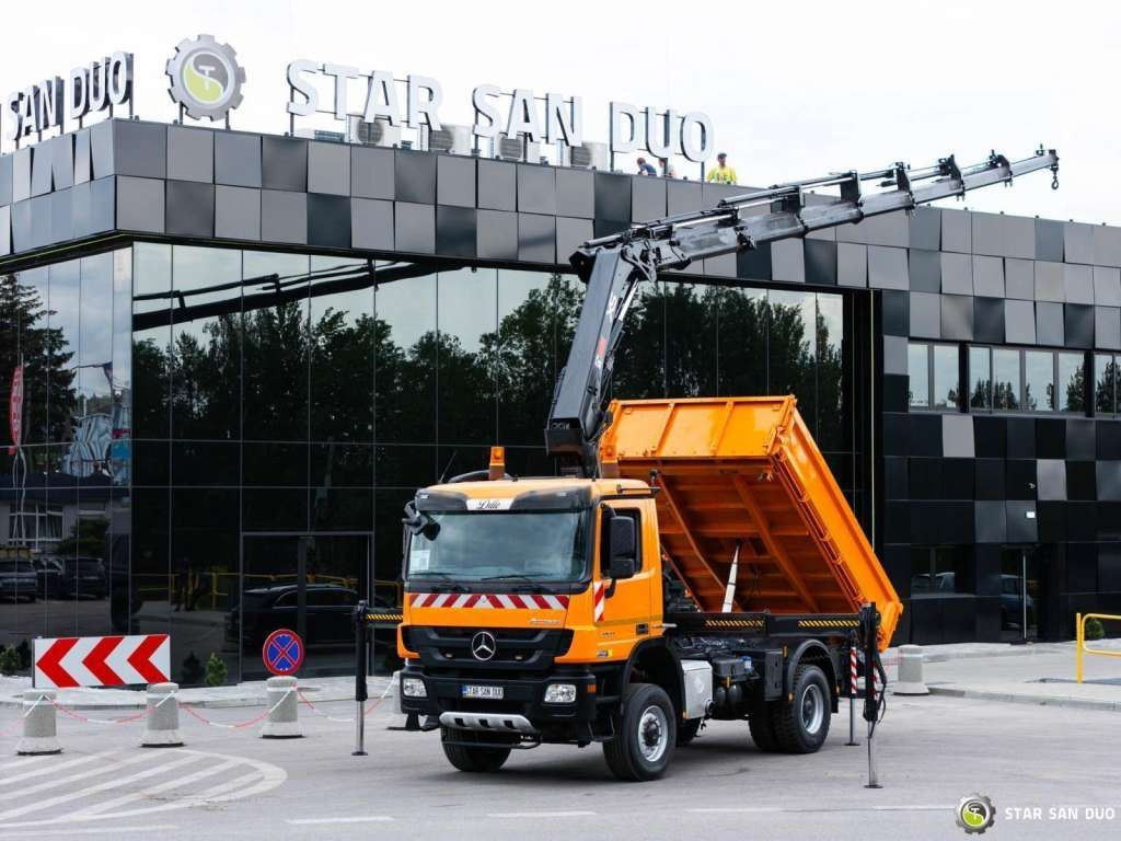 Mercedes-Benz Actros 1841 AK 4x4 Hiab 288E-7 Crane Kipper - Kipper: das Bild 1 Mercedes-Benz Actros 1841 AK 4x4 Hiab 288E-7 Crane Kipper - Kipper: das Bild 1