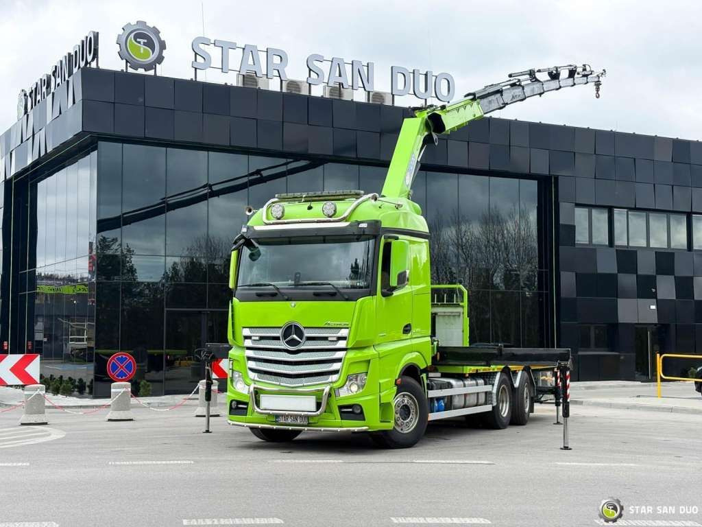 Mercedes-Benz Actros 6x2 HMF 3220 K7 Crane Mercedes-Benz Actros 6x2 HMF 3220 K7 Crane - Autokran, Pritsche LKW: das Bild 1 Mercedes-Benz Actros 6x2 HMF 3220 K7 Crane Mercedes-Benz Actros 6x2 HMF 3220 K7 Crane - Autokran, Pritsche LKW: das Bild 1
