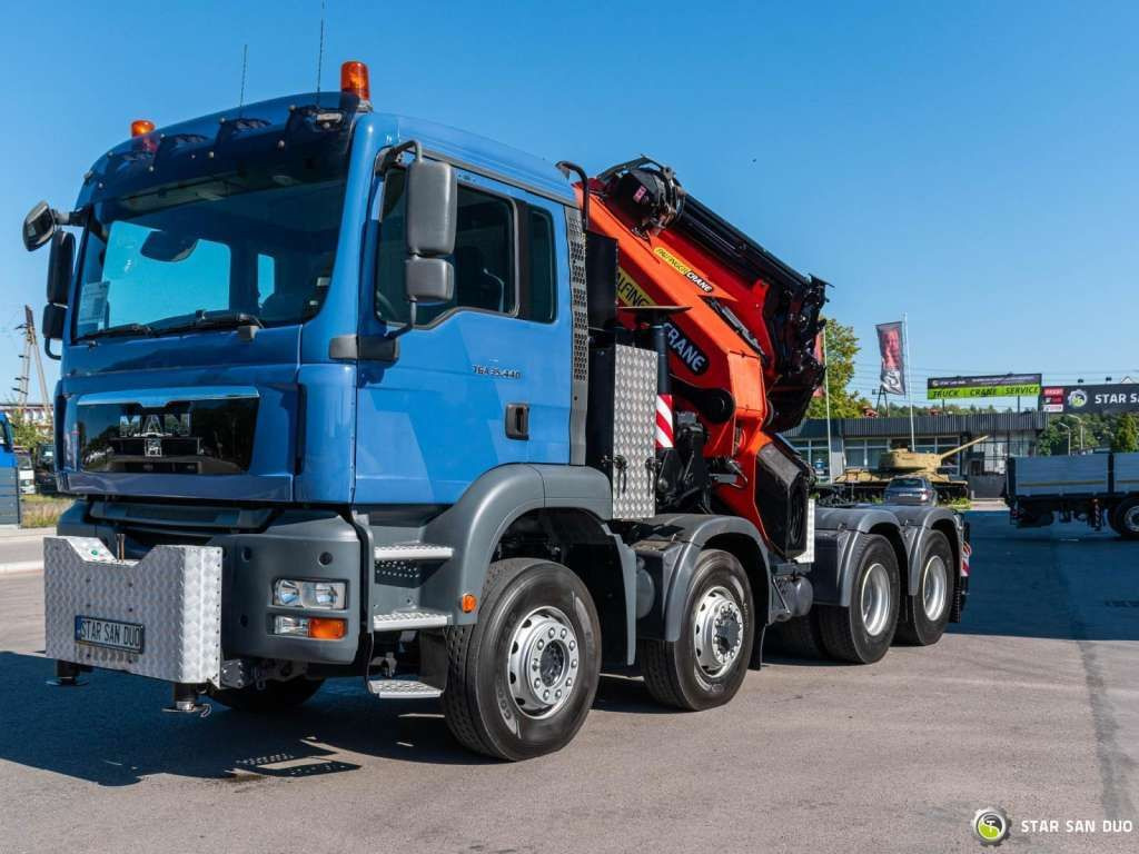 Sattelzugmaschine MAN  TGA 35.440 8X6H PALFINGER  60002  Semi-trailer: das Bild 9