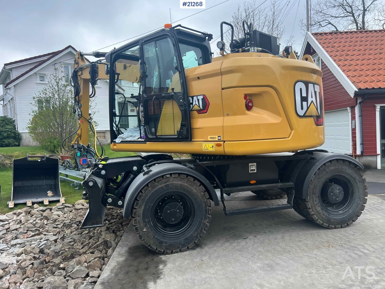 CAT M315 Hjulmaskin m/ graveskuffe, rotortilt, pusseskuffe - Mobilbagger: das Bild 4 CAT M315 Hjulmaskin m/ graveskuffe, rotortilt, pusseskuffe - Mobilbagger: das Bild 4