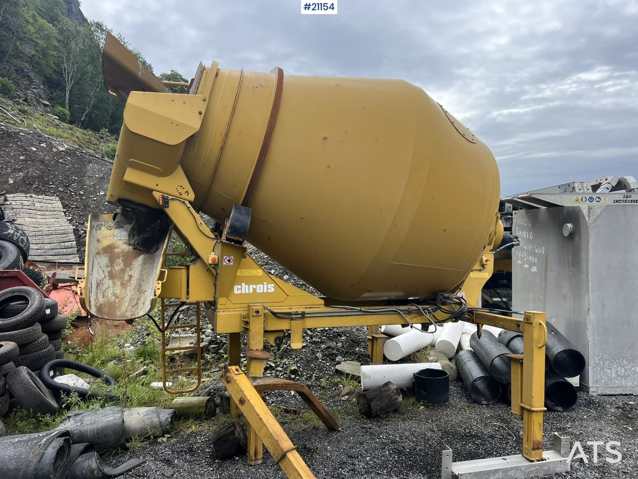 Chrois 3m3 - Betonmischer: das Bild 4 Chrois 3m3 - Betonmischer: das Bild 4