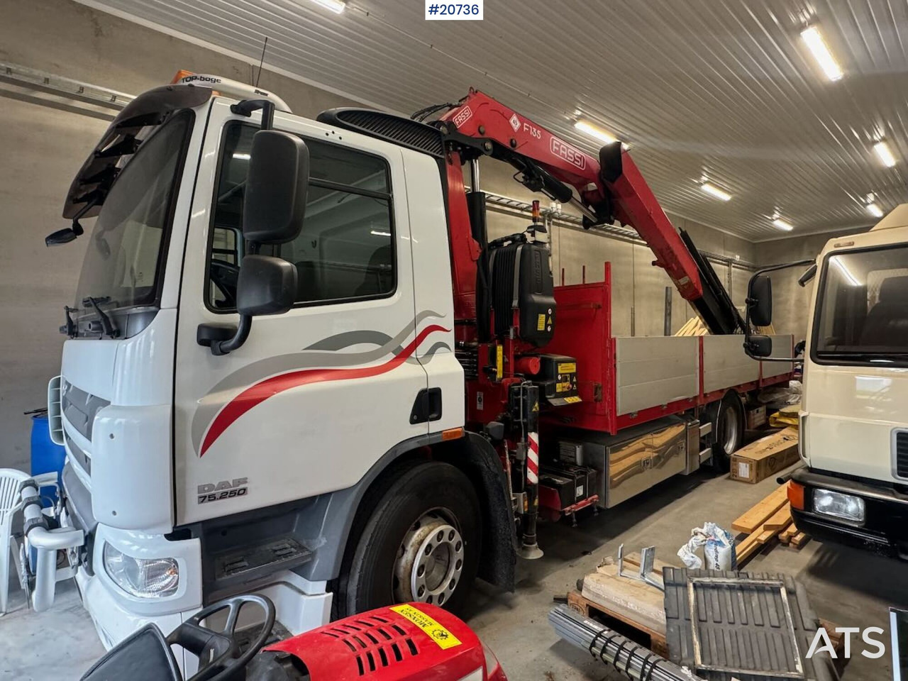 DAF CF75.250 - Autokran, Pritsche LKW: das Bild 2 DAF CF75.250 - Autokran, Pritsche LKW: das Bild 2