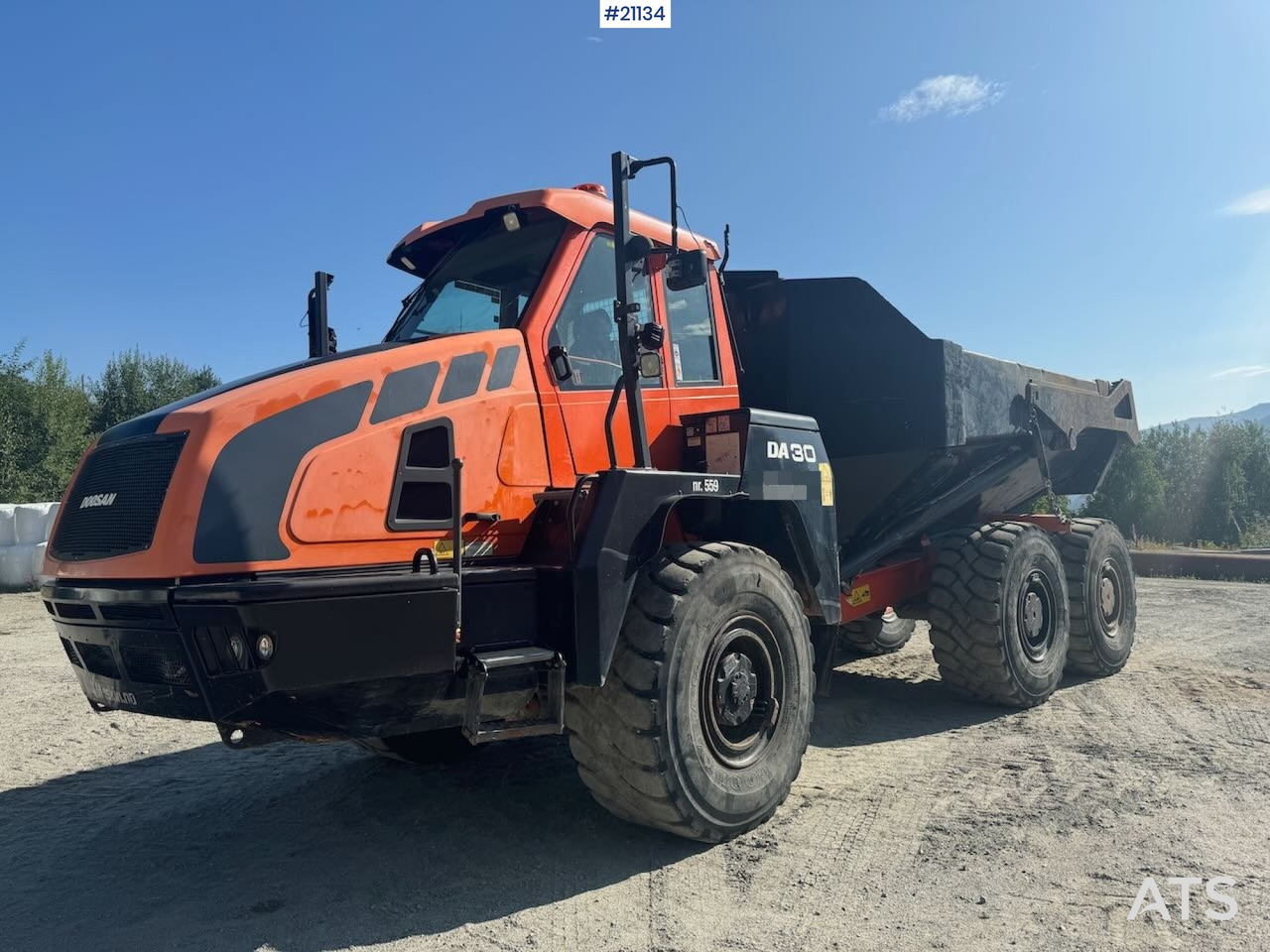 Doosan DA 30 - Knickgelenkter Dumper: das Bild 1 Doosan DA 30 - Knickgelenkter Dumper: das Bild 1