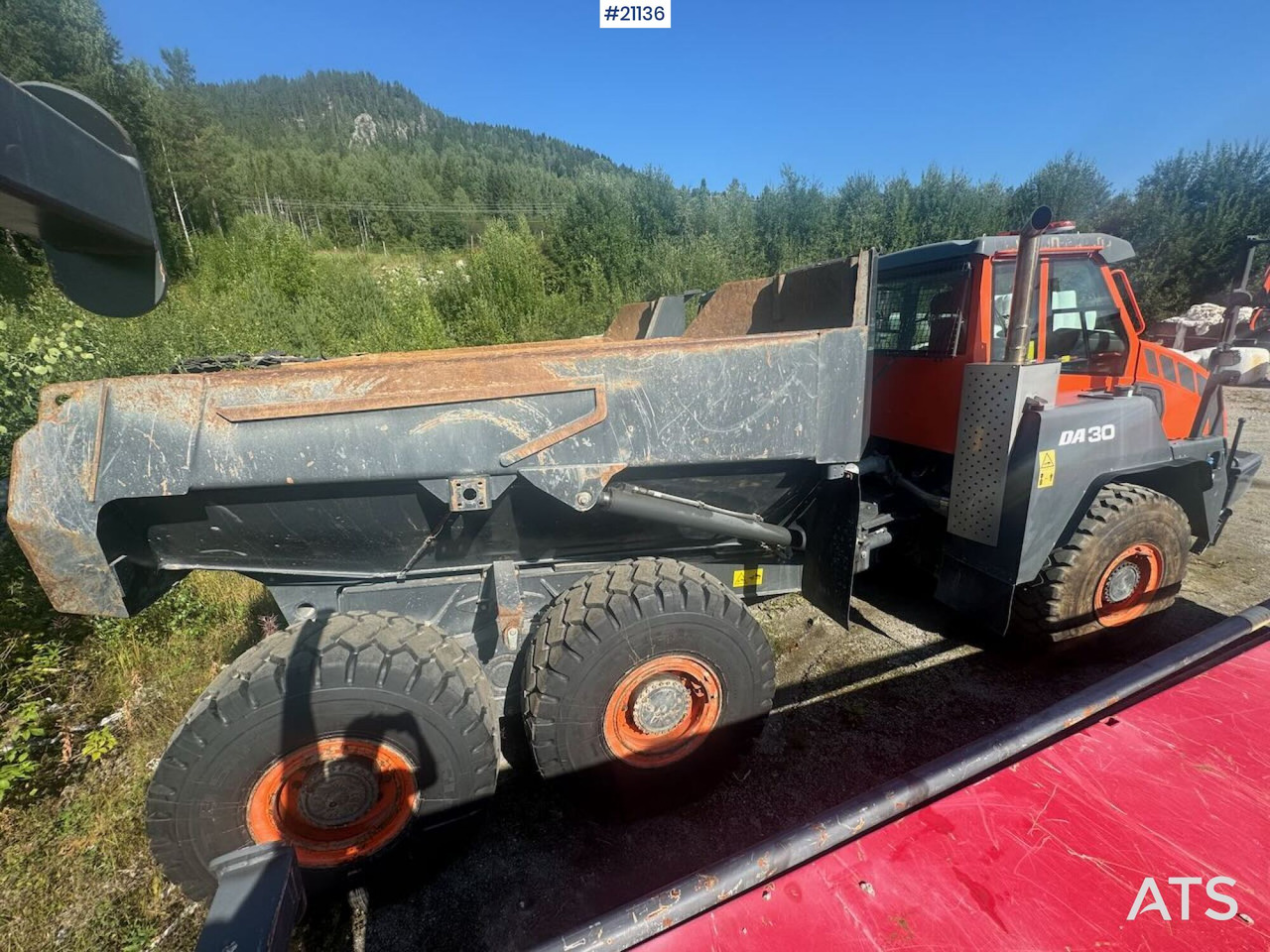 Doosan DA 30 - Knickgelenkter Dumper: das Bild 3 Doosan DA 30 - Knickgelenkter Dumper: das Bild 3