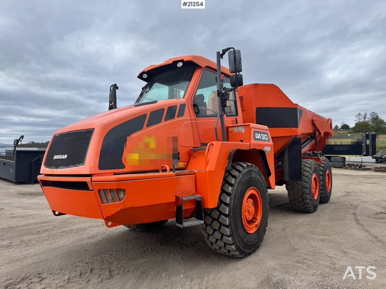 Doosan DA30 - Knickgelenkter Dumper: das Bild 1 Doosan DA30 - Knickgelenkter Dumper: das Bild 1
