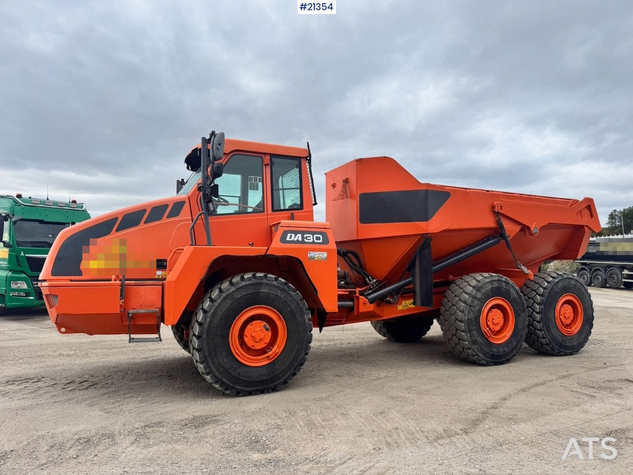 Doosan DA30 - Knickgelenkter Dumper: das Bild 2 Doosan DA30 - Knickgelenkter Dumper: das Bild 2