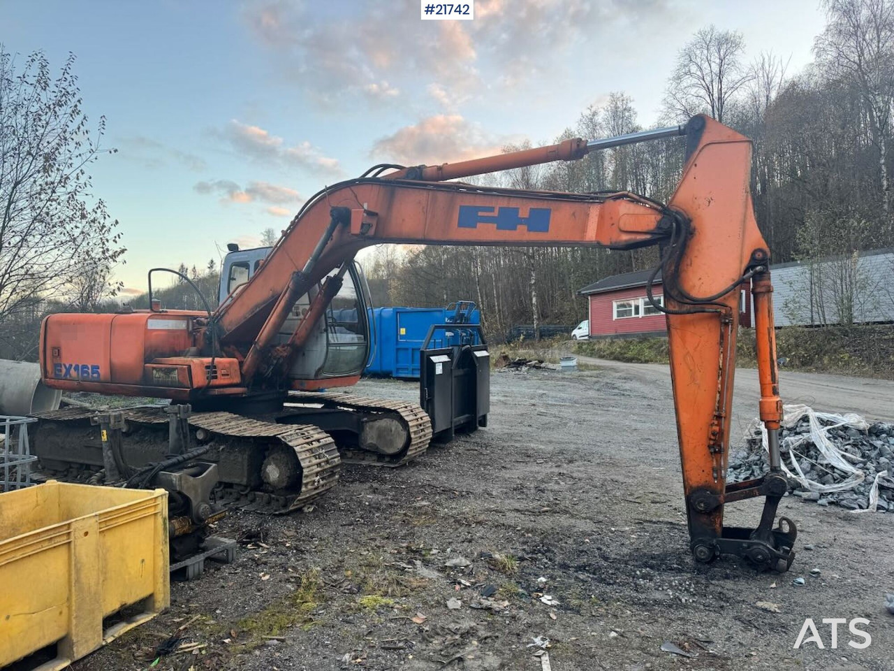 Hitachi EX165 beltegraver m/ 2 skuffer - Kettenbagger: das Bild 2 Hitachi EX165 beltegraver m/ 2 skuffer - Kettenbagger: das Bild 2