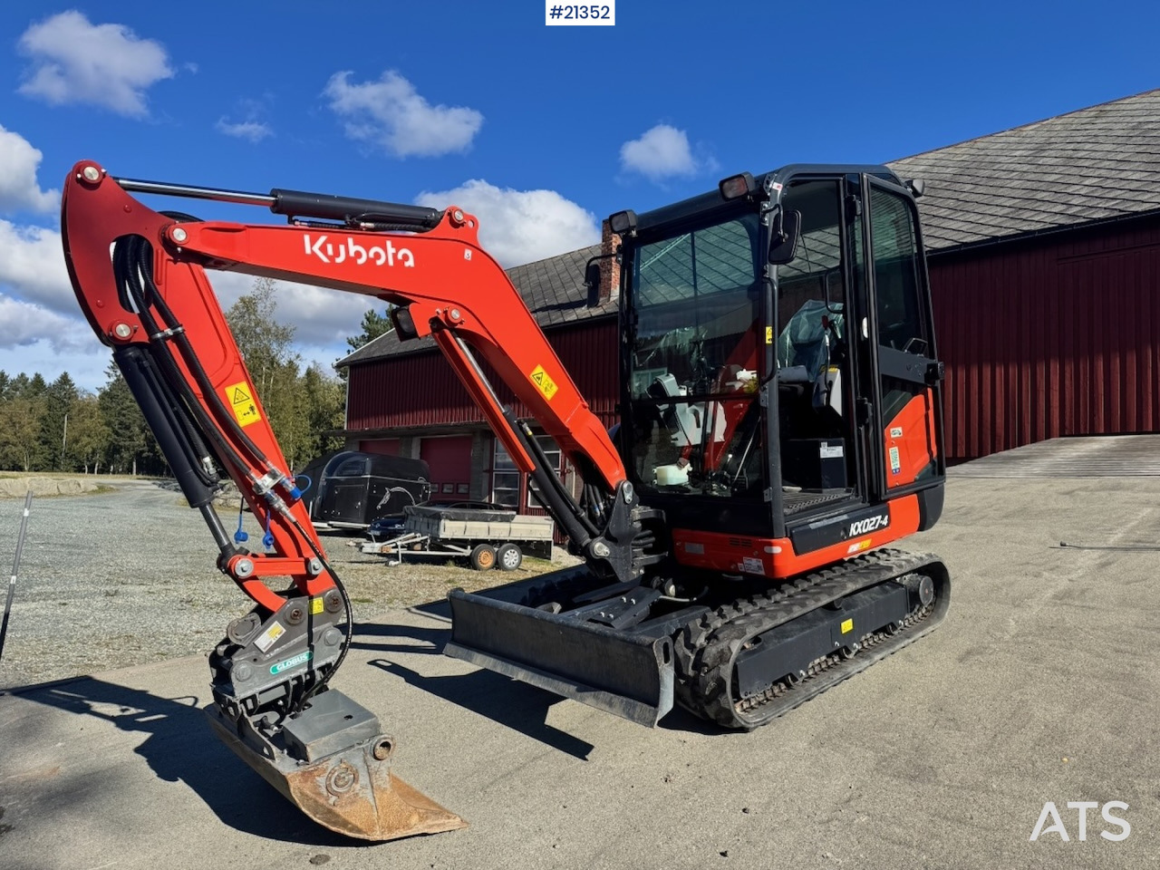 Minibagger Kubota KX027-4: das Bild 10