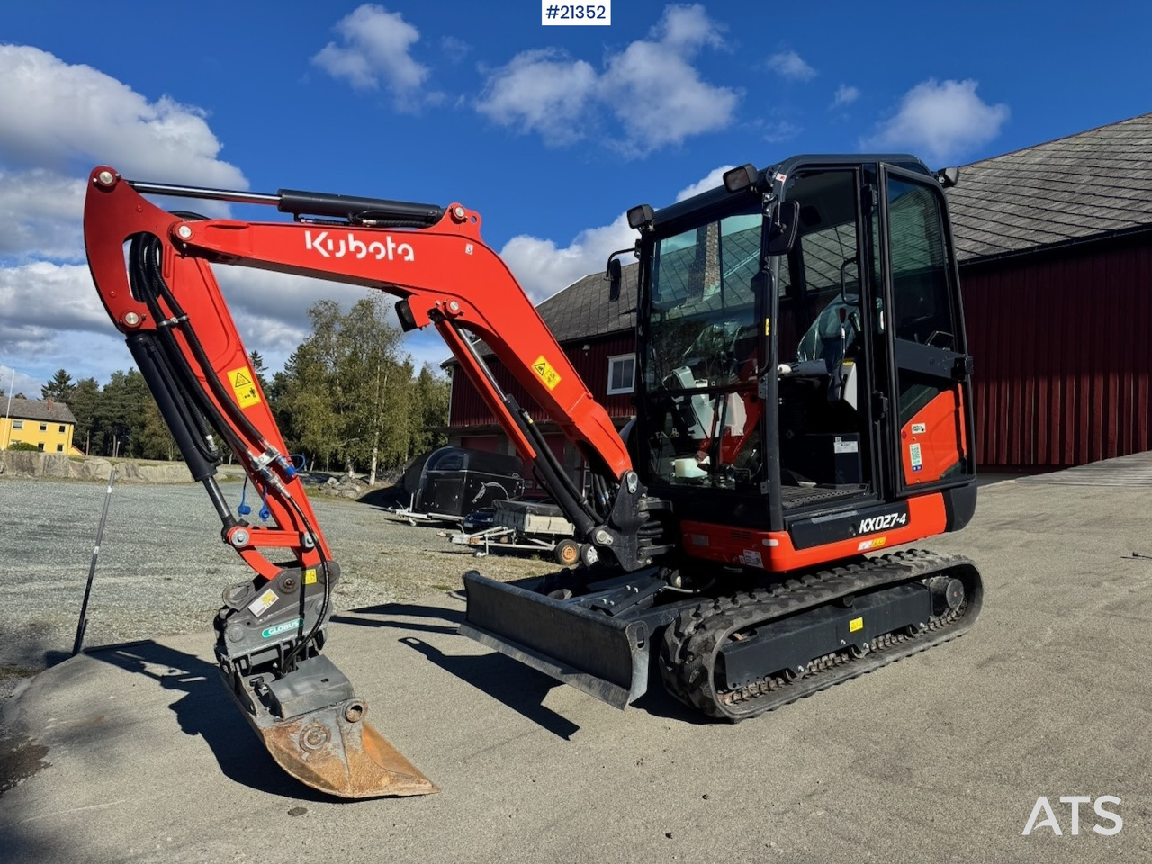Kubota KX027-4 - Minibagger: das Bild 2 Kubota KX027-4 - Minibagger: das Bild 2