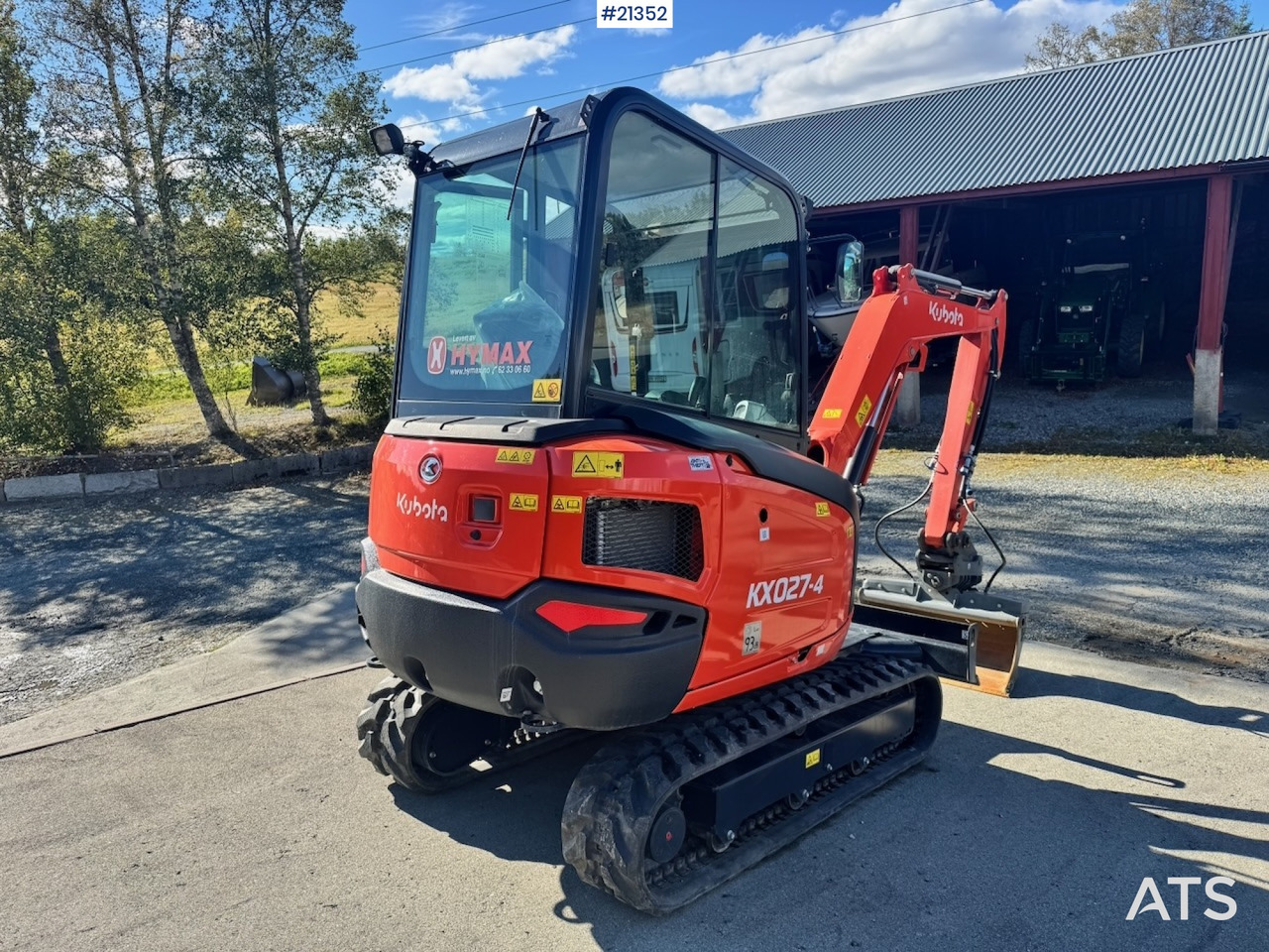 Kubota KX027-4 - Minibagger: das Bild 5 Kubota KX027-4 - Minibagger: das Bild 5