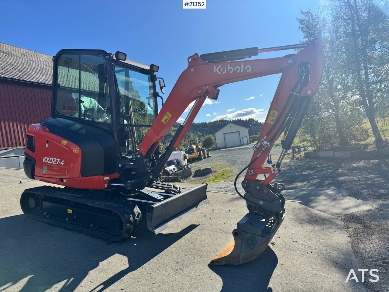 Minibagger Kubota KX027-4: das Bild 8