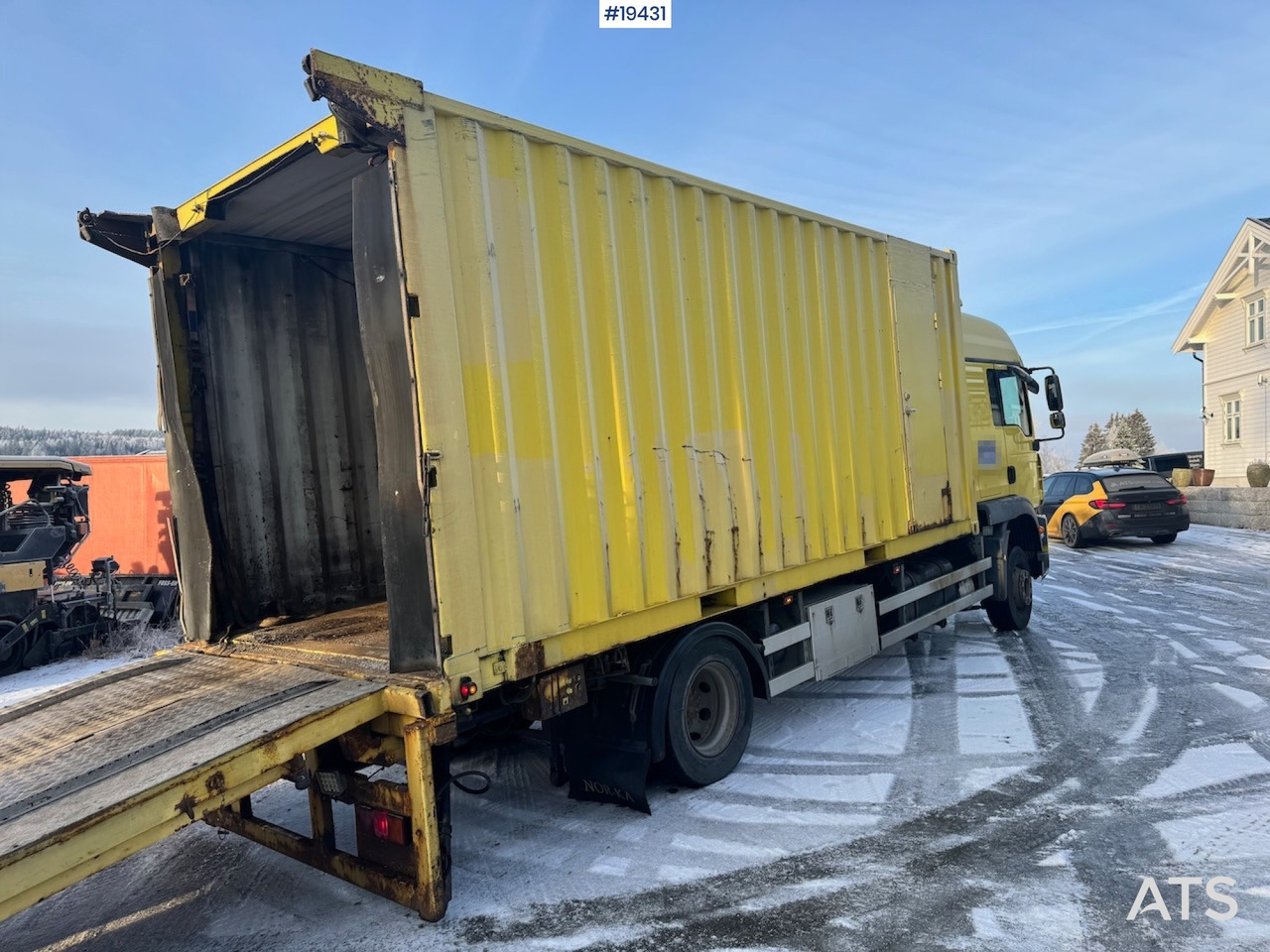 Containerwagen/ Wechselfahrgestell LKW MAN TGM 15.280: das Bild 8