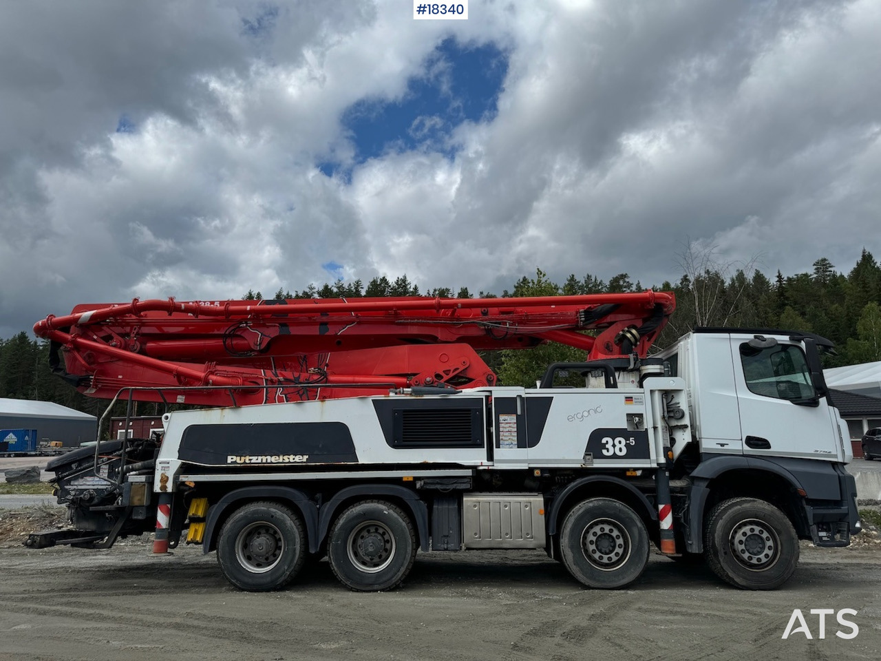 Mercedes Arocs - Betonpumpe: das Bild 2 Mercedes Arocs - Betonpumpe: das Bild 2