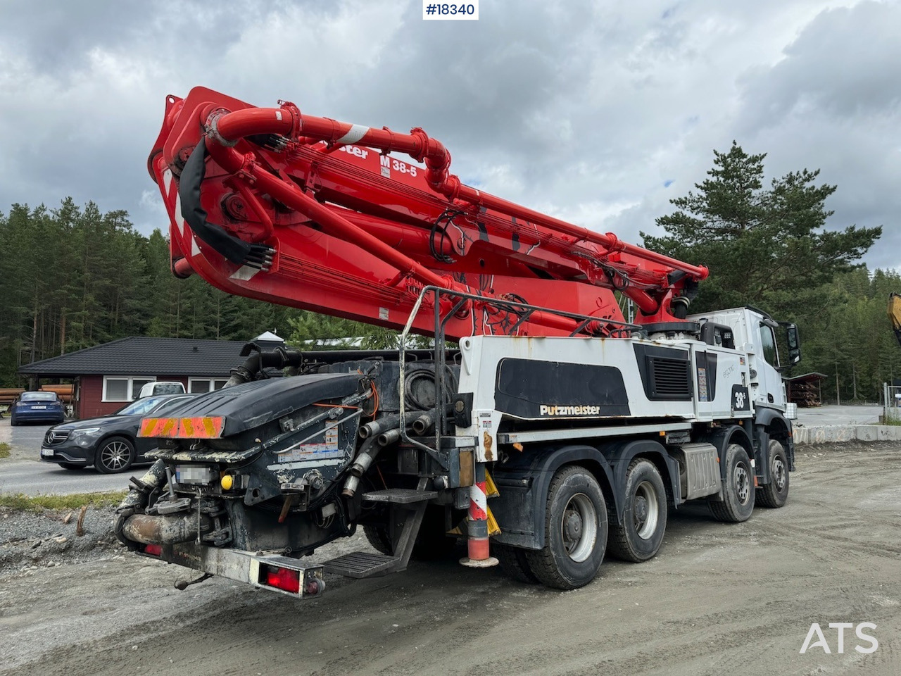 Mercedes Arocs - Betonpumpe: das Bild 3 Mercedes Arocs - Betonpumpe: das Bild 3