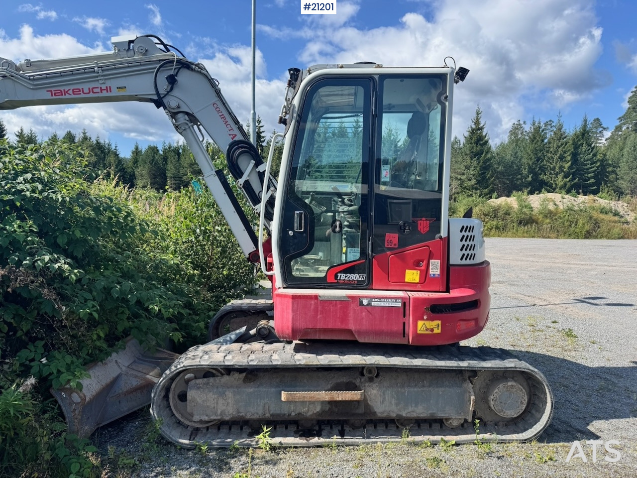 Takeuchi TB280FR - Kettenbagger: das Bild 2 Takeuchi TB280FR - Kettenbagger: das Bild 2
