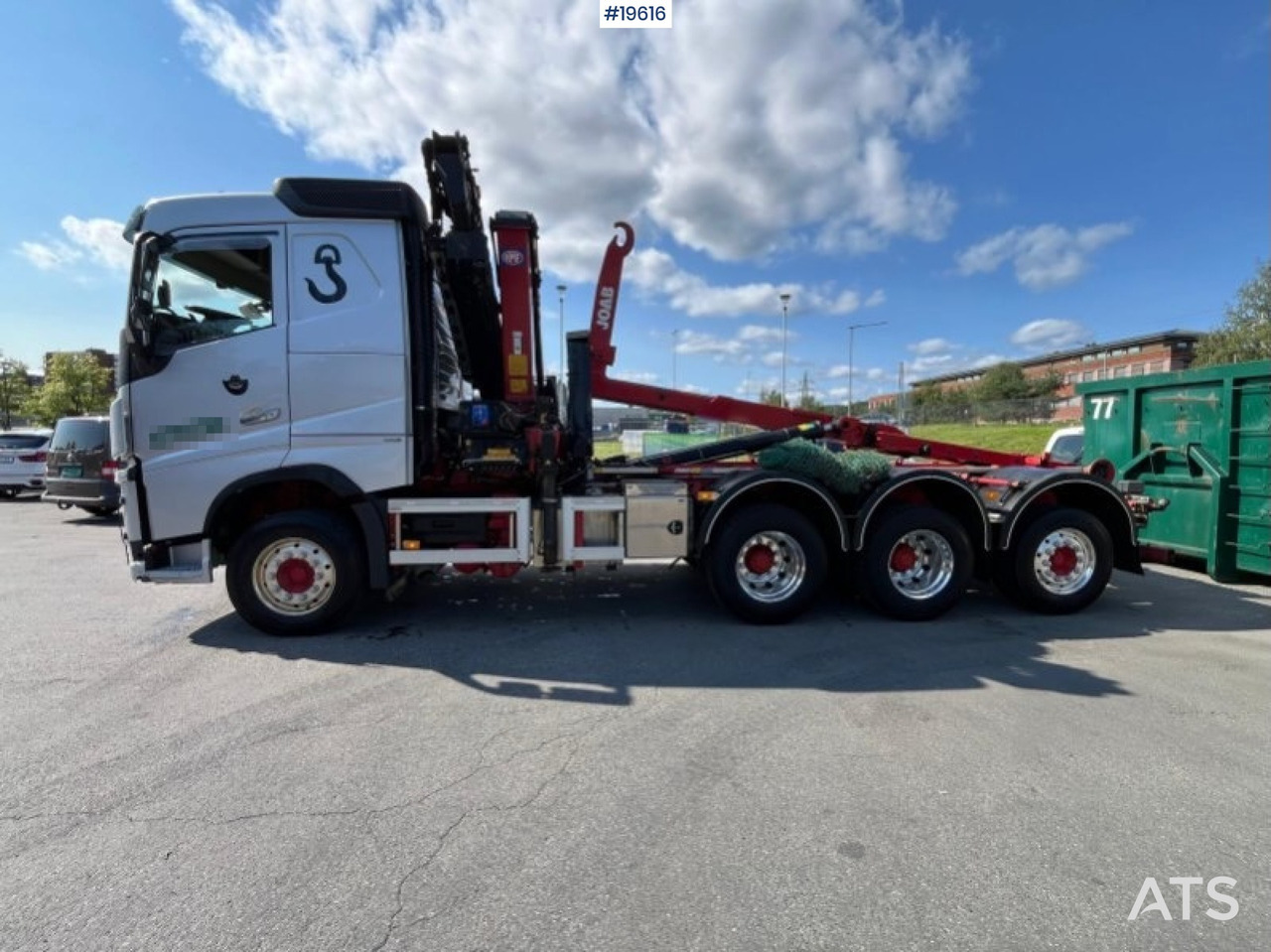 Volvo FH420 - Abrollkipper, Autokran: das Bild 5 Volvo FH420 - Abrollkipper, Autokran: das Bild 5