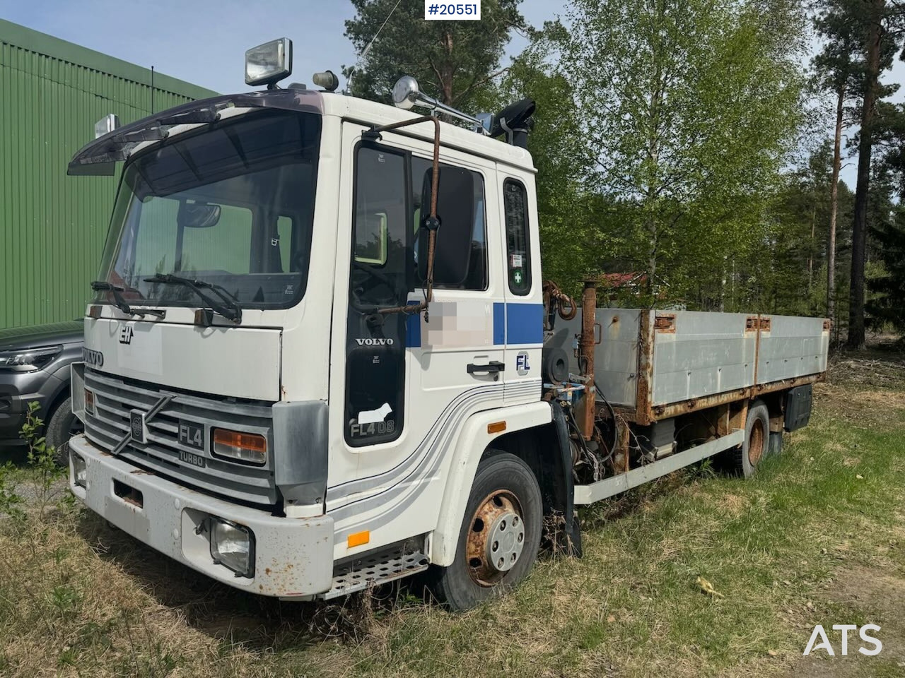Volvo FL4 - Pritsche LKW, Autokran: das Bild 1 Volvo FL4 - Pritsche LKW, Autokran: das Bild 1
