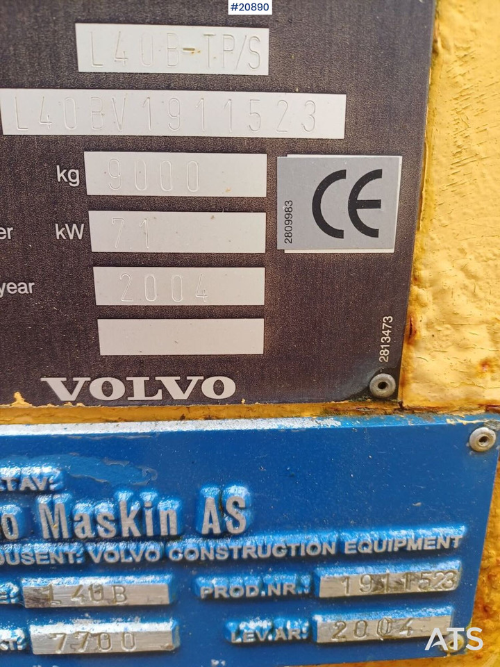 Radlader Volvo L40B: das Bild 15