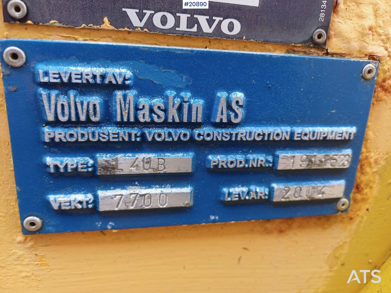 Radlader Volvo L40B: das Bild 14