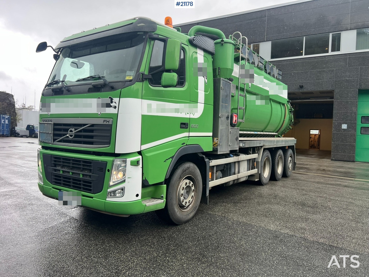 Volvo fh500 8x4 Slamsuger m/ 2010 Inter consult påbygg - Saug-/ Spülfahrzeug: das Bild 1 Volvo fh500 8x4 Slamsuger m/ 2010 Inter consult påbygg - Saug-/ Spülfahrzeug: das Bild 1