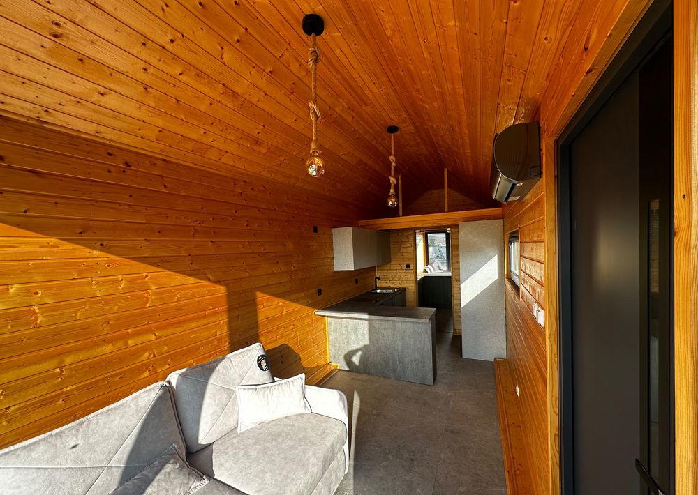 Boro Drewniany DOMEK MOBILNY na przyczepie 7,5m x 2,5m - Wohnwagen: das Bild 3 Boro Drewniany DOMEK MOBILNY na przyczepie 7,5m x 2,5m - Wohnwagen: das Bild 3