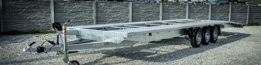 Niewiadów fabrycznie nowa LAWETA Indiana 8,00M!! - Autotransporter Anhänger: das Bild 1 Niewiadów fabrycznie nowa LAWETA Indiana 8,00M!! - Autotransporter Anhänger: das Bild 1