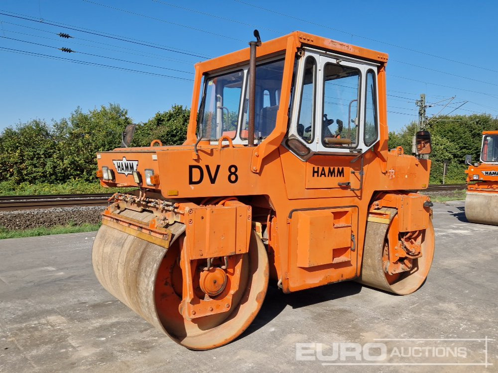 1995 Hamm DV8 - Walzen: das Bild 1 1995 Hamm DV8 - Walzen: das Bild 1