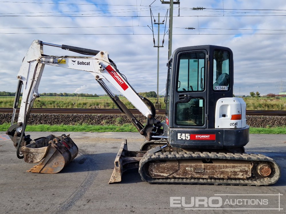 2015 Bobcat E45 - Minibagger: das Bild 2 2015 Bobcat E45 - Minibagger: das Bild 2